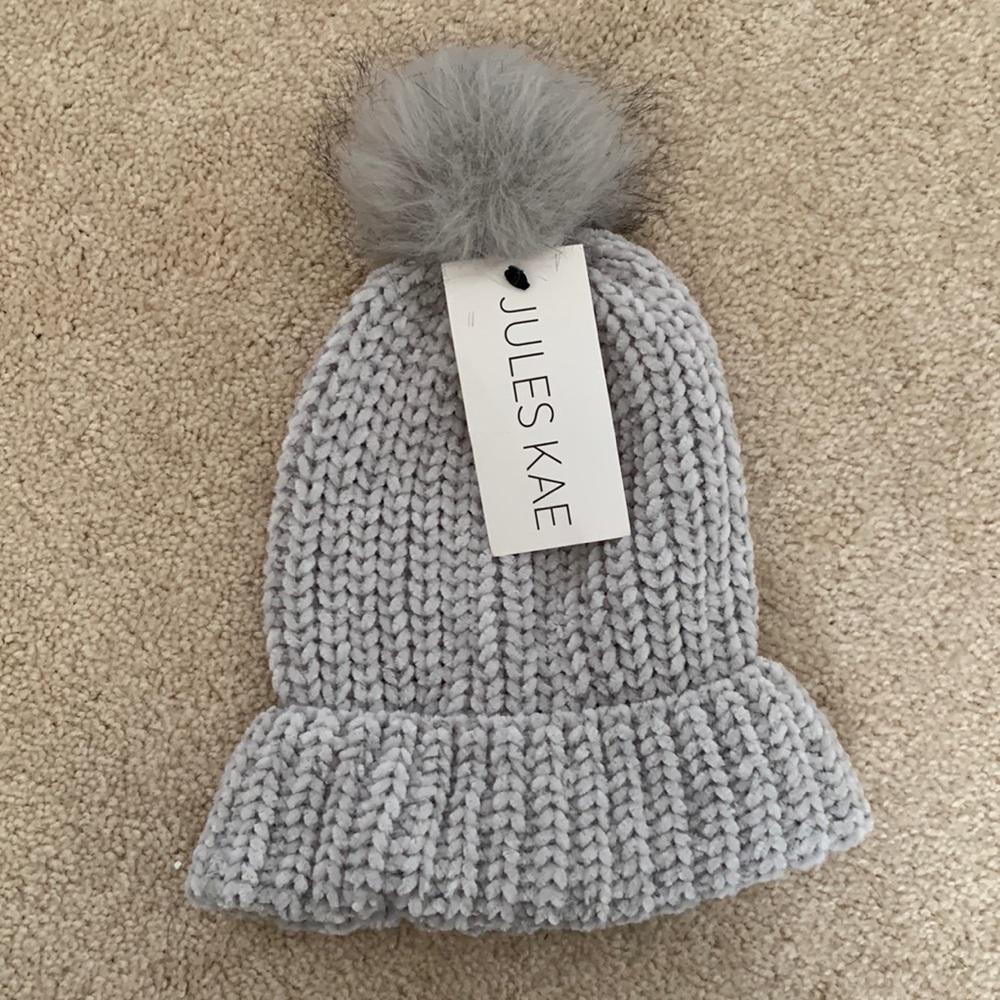Grey Knit Beanie